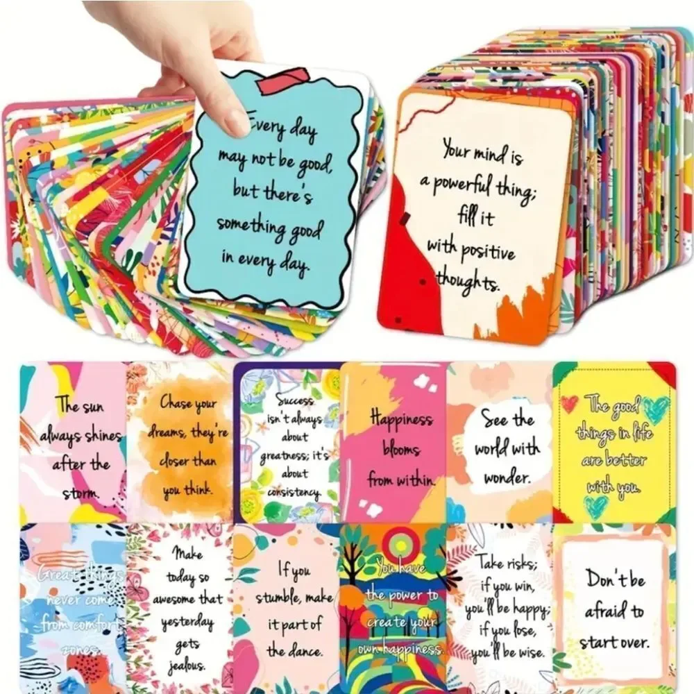 50 Motivational Inspirational Affirmation Cards